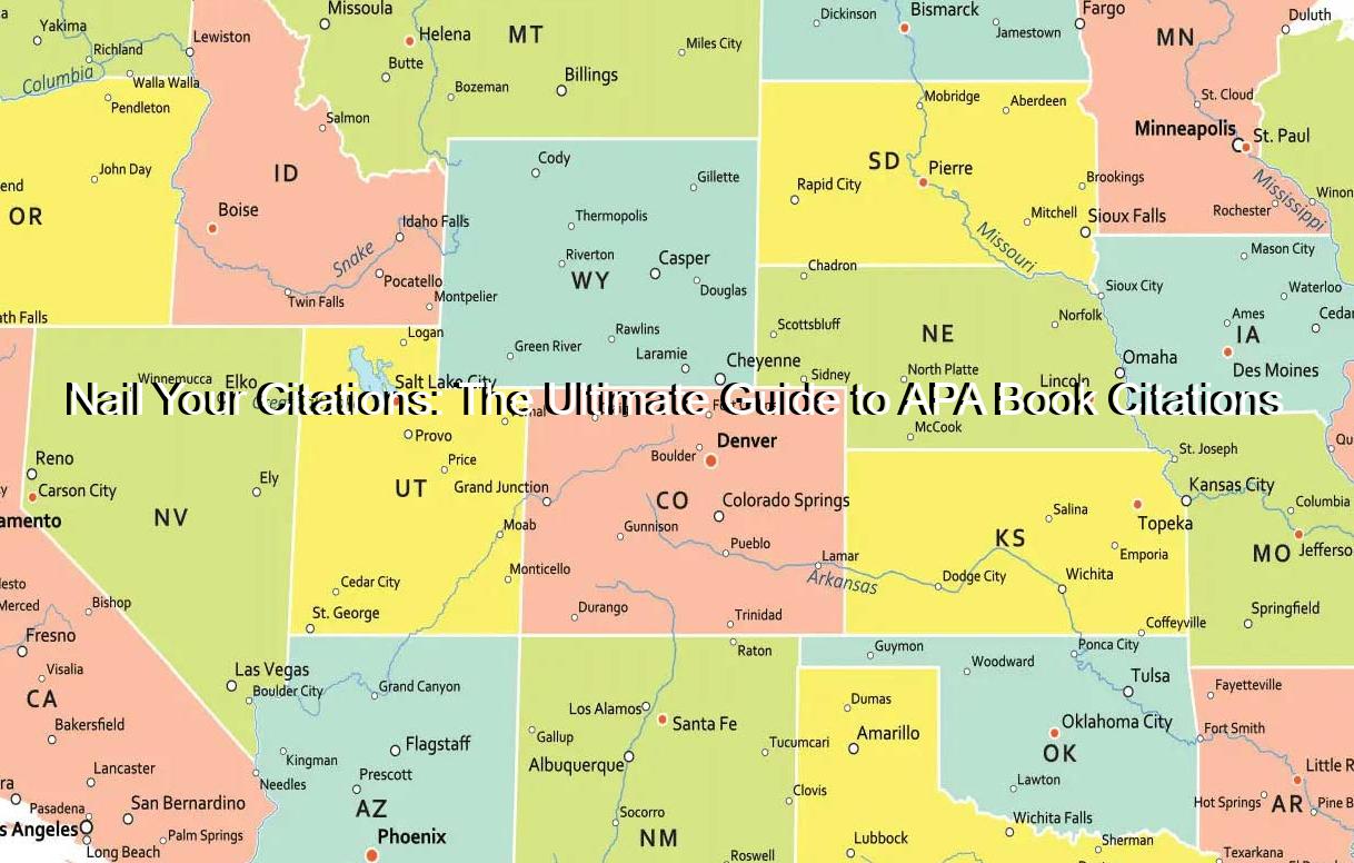 Nail Your Citations: The Ultimate Guide to APA Book Citations